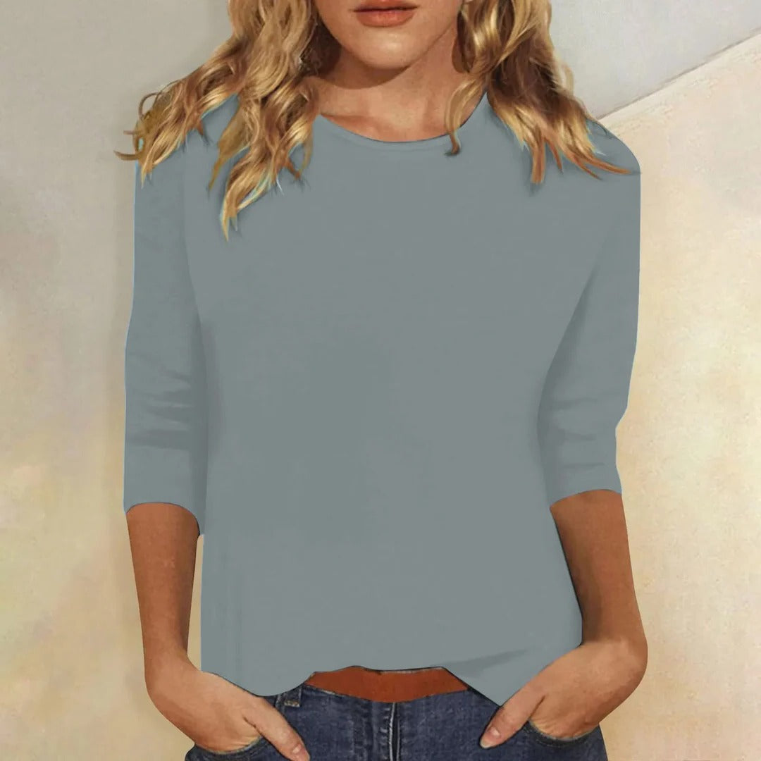 T-shirt da Donna con Maniche a 3/4