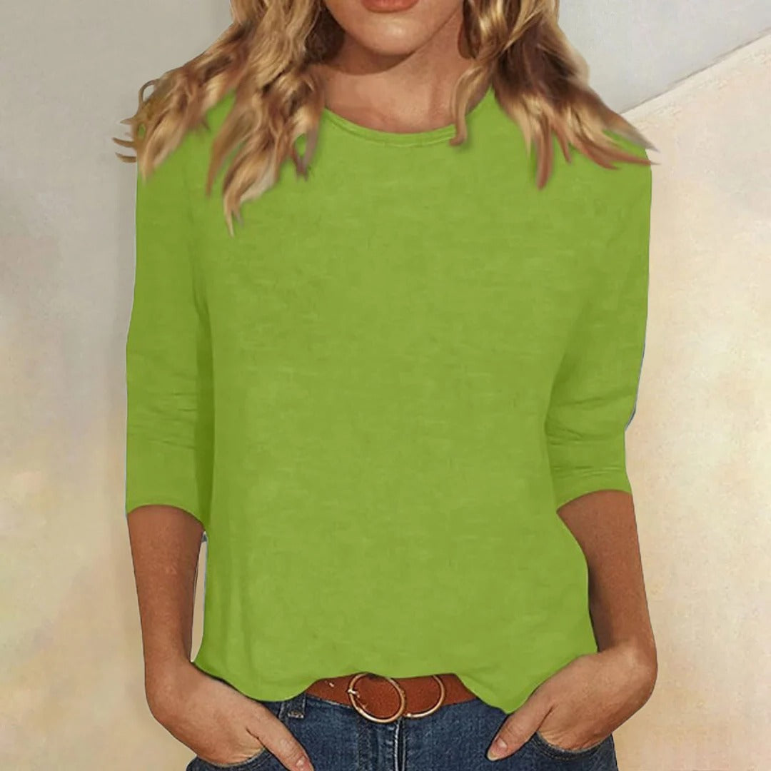 T-shirt da Donna con Maniche a 3/4