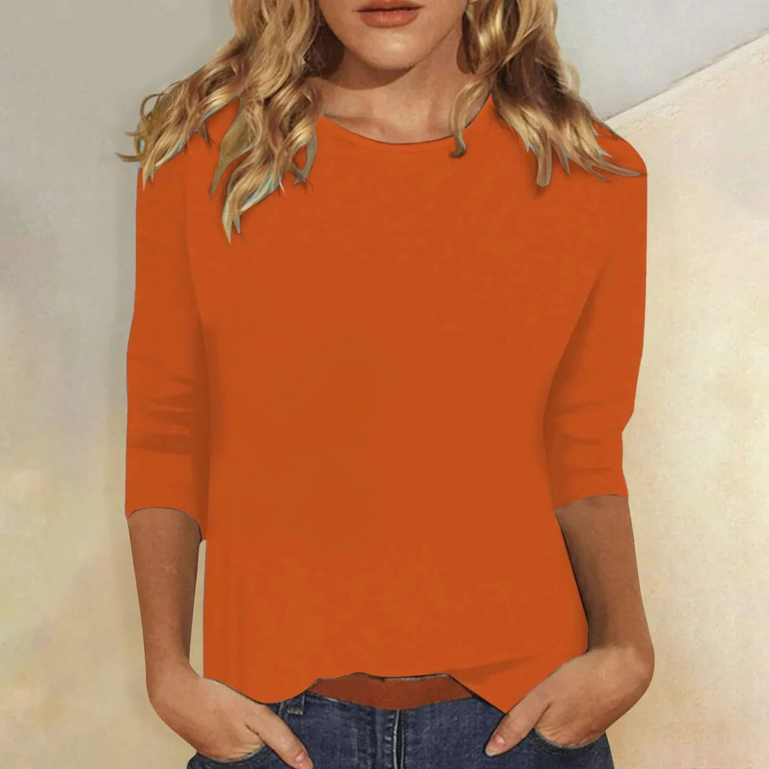 T-shirt da Donna con Maniche a 3/4