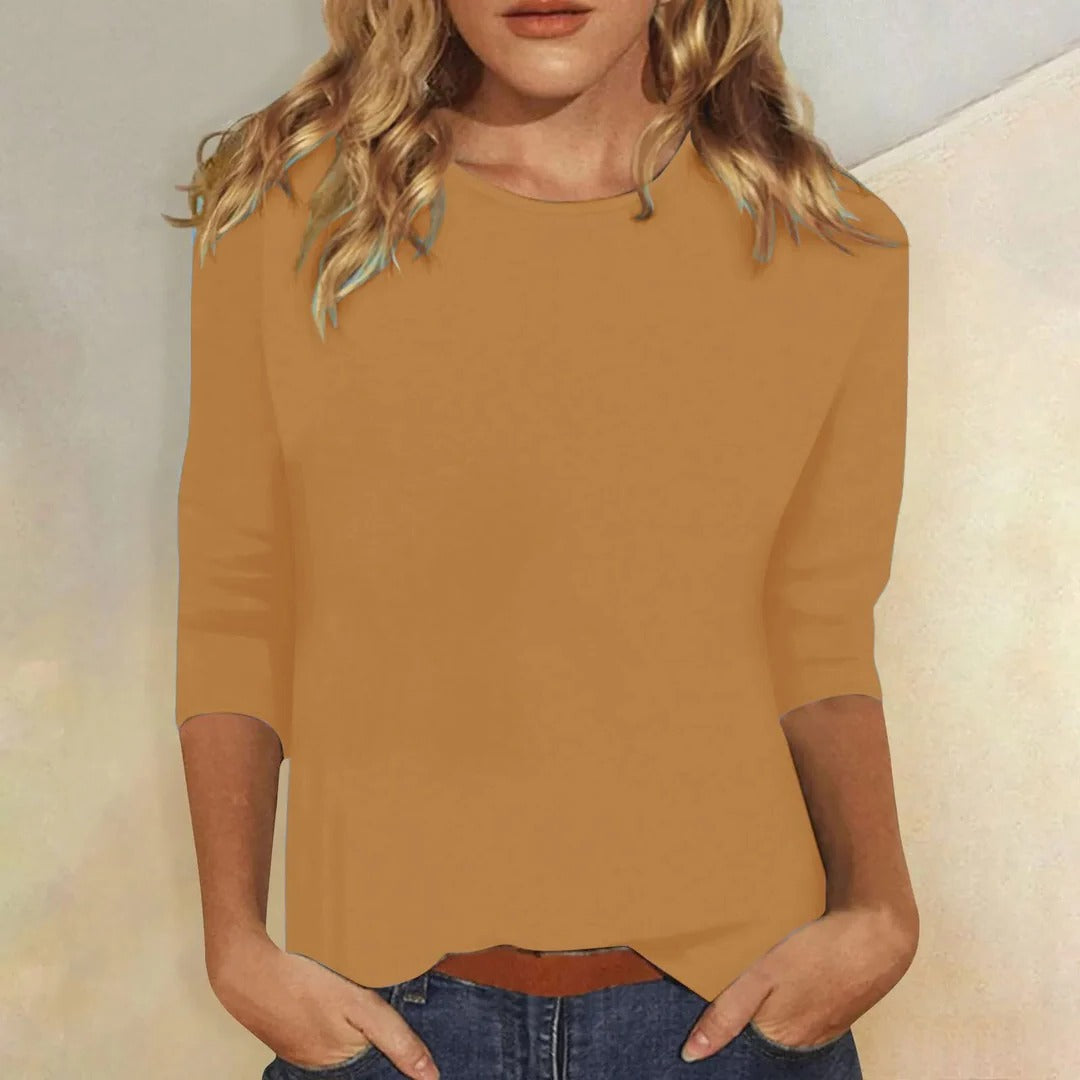 T-shirt da Donna con Maniche a 3/4