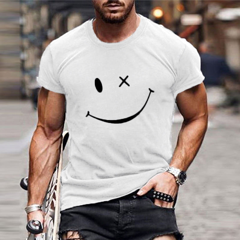 T-shirt da uomo con grafica Smiley