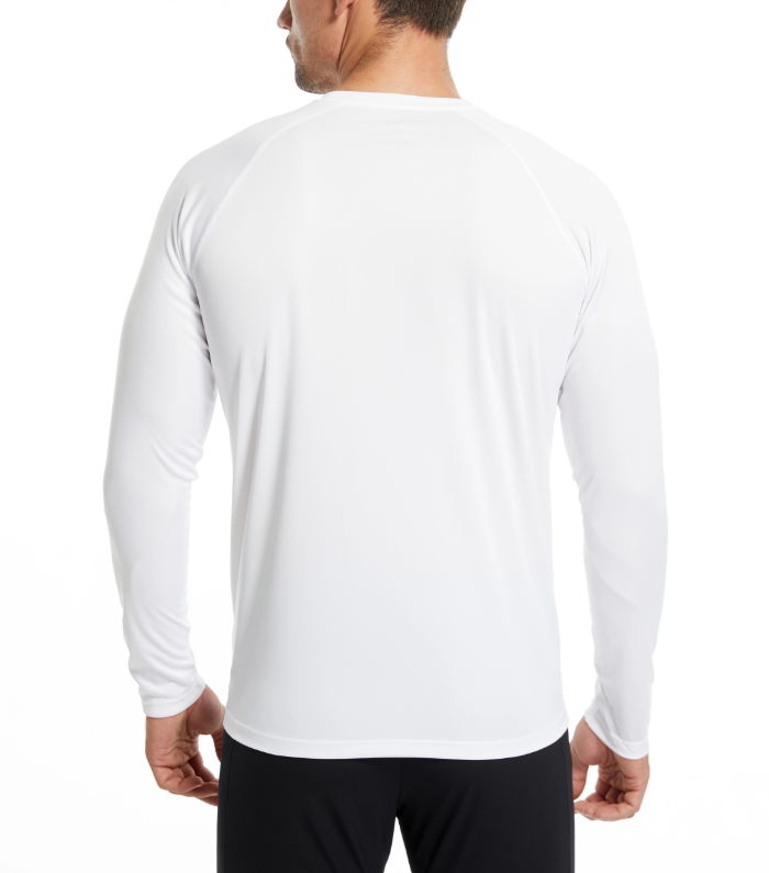 T-shirt da uomo in cotone a maniche lunghe