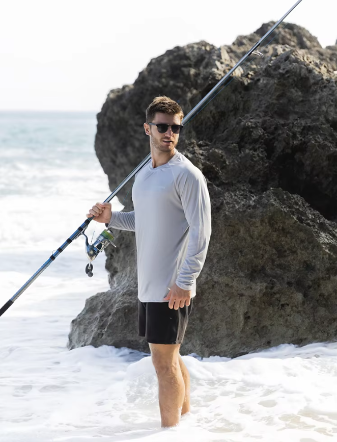 T-shirt da uomo in cotone a maniche lunghe