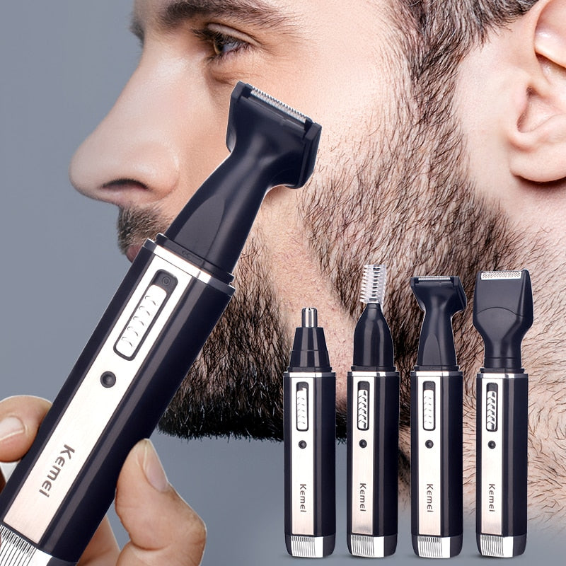 Tagliacapelli e regolabarba elettrico ricaricabile 4 in 1