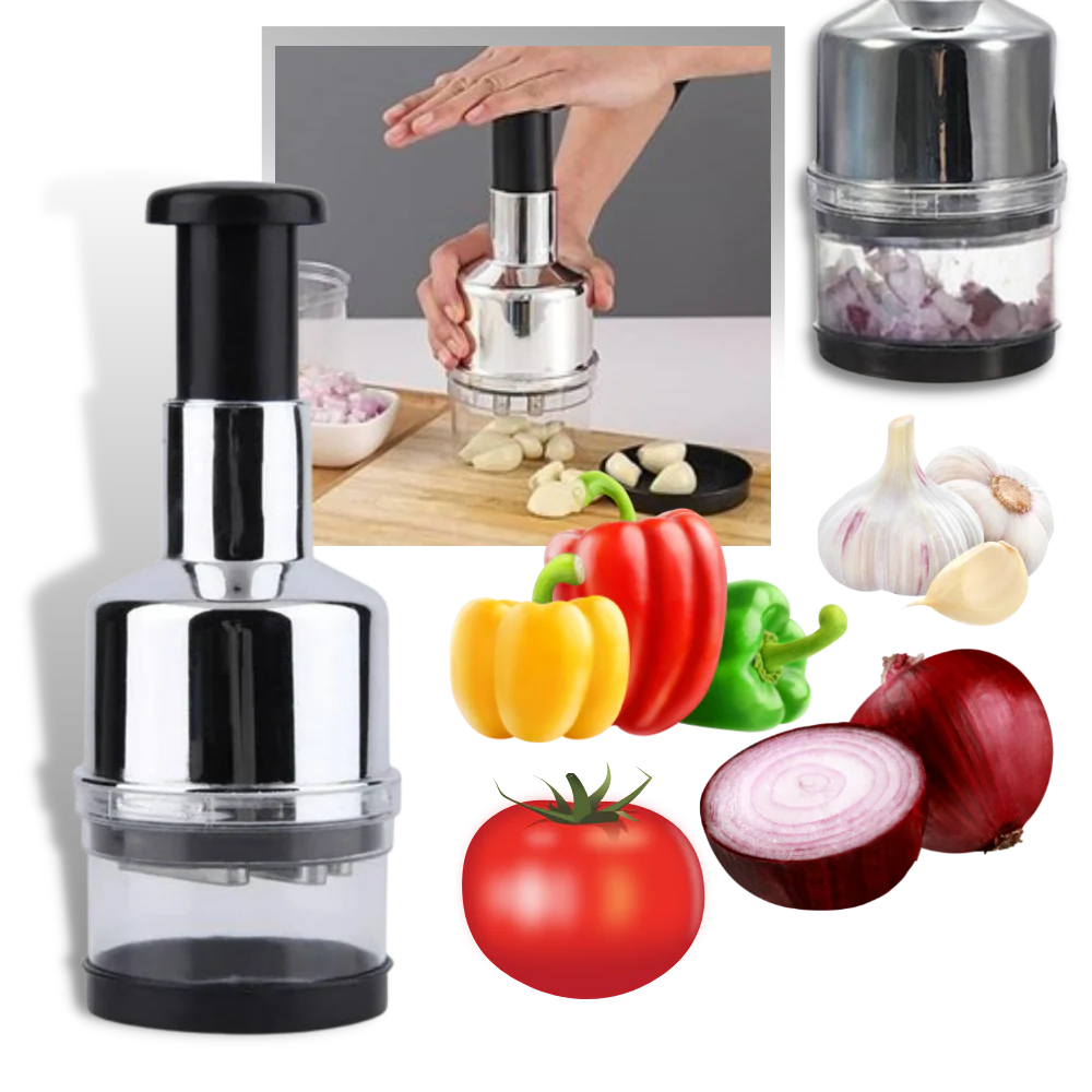 Tagliaverdure e tritaglio compatto in acciaio inox per una cucina efficiente