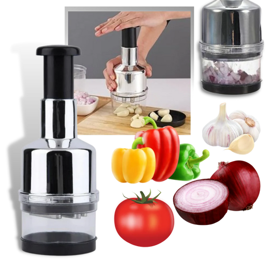 Tagliaverdure e tritaglio compatto in acciaio inox per una cucina efficiente