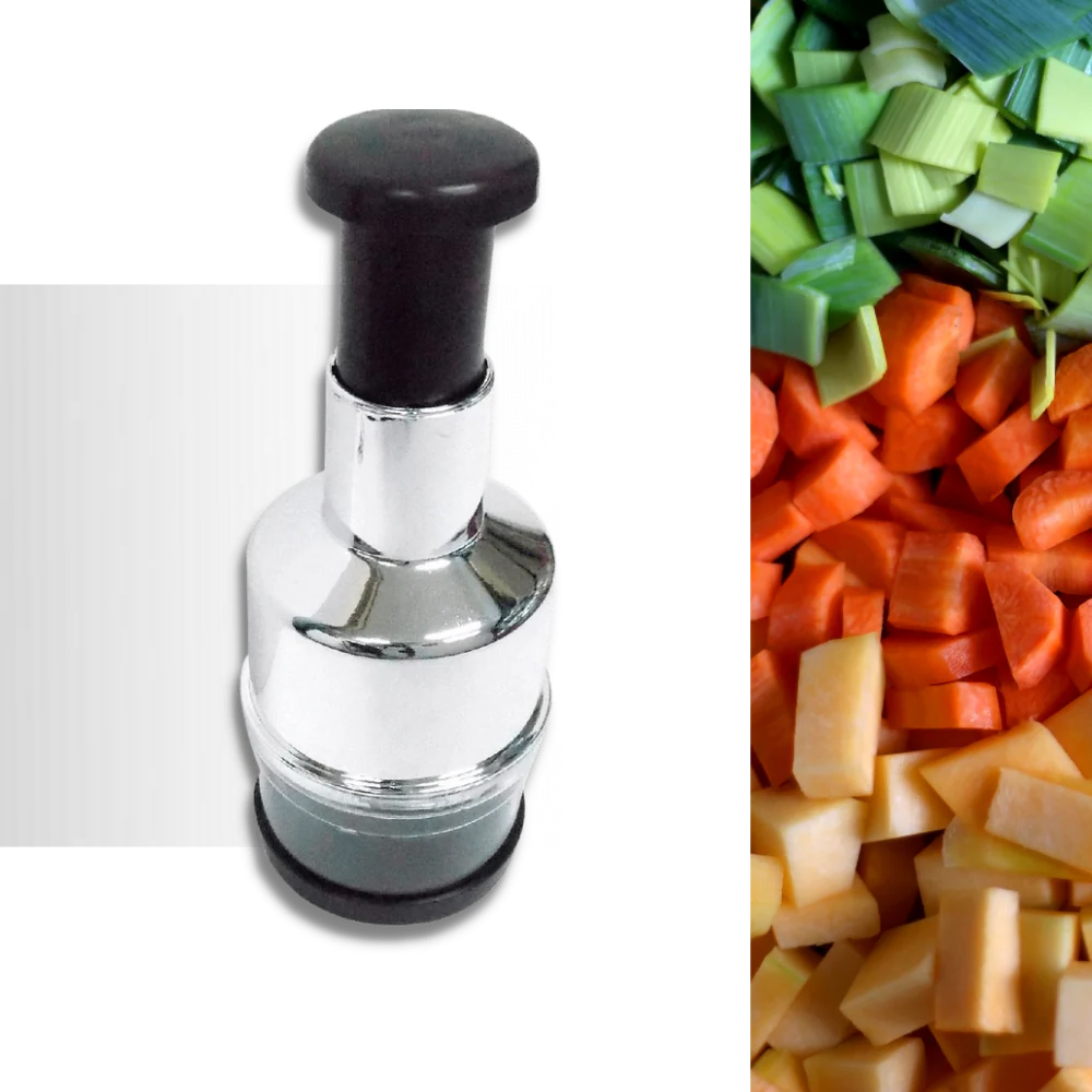 Tagliaverdure e tritaglio compatto in acciaio inox per una cucina efficiente