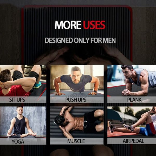 Tappetino da fitness e yoga antiscivolo da uomo
