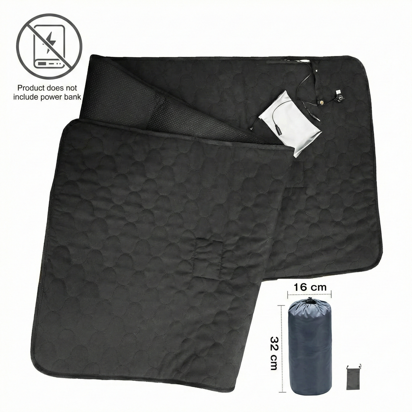 Tappetino da yoga riscaldato USB
