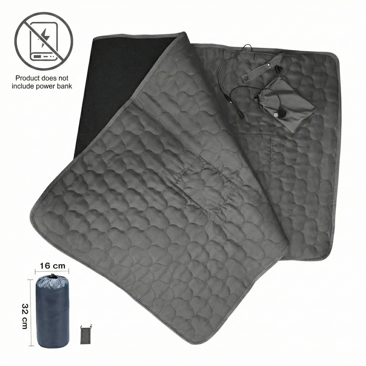 Tappetino da yoga riscaldato USB