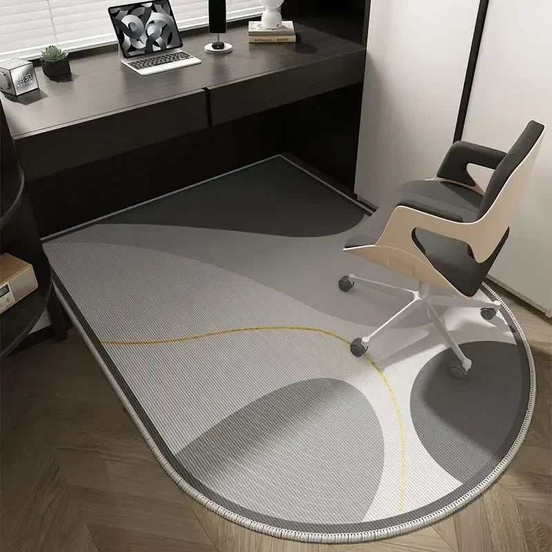 Tappetino per Sedia da Ufficio Geometrico – Design Morbido, Lavabile e Antiscivolo