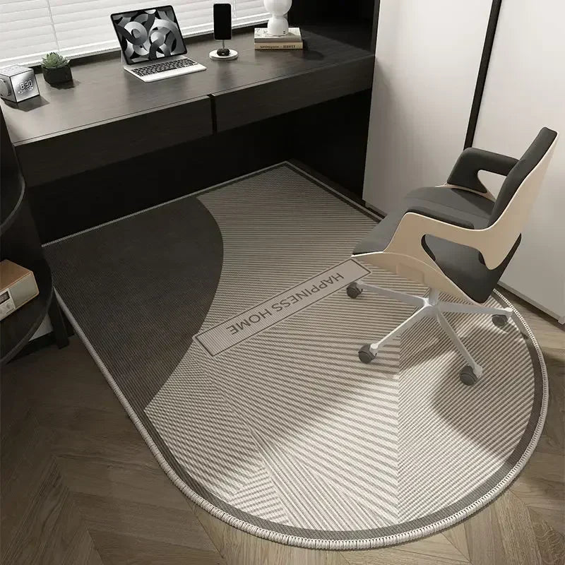 Tappetino per Sedia da Ufficio Geometrico – Design Morbido, Lavabile e Antiscivolo