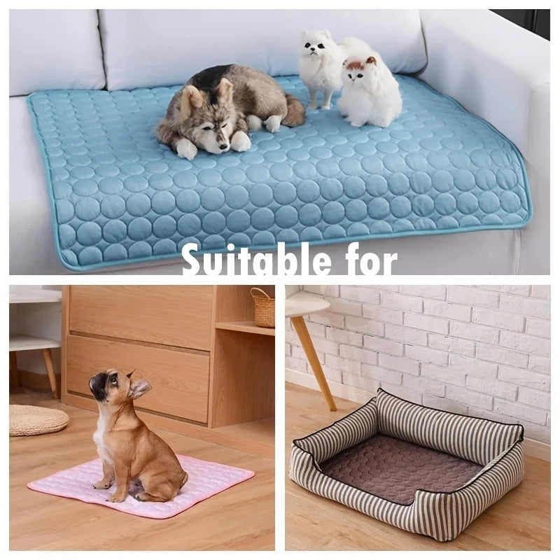 Tappetino rinfrescante per cani | Cuccia estiva per cani di taglia piccola e grande | Coperta resistente per gatti e protezione per divano