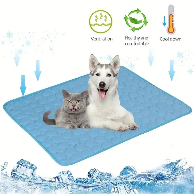 Tappetino rinfrescante per cani | Cuccia estiva per cani di taglia piccola e grande | Coperta resistente per gatti e protezione per divano