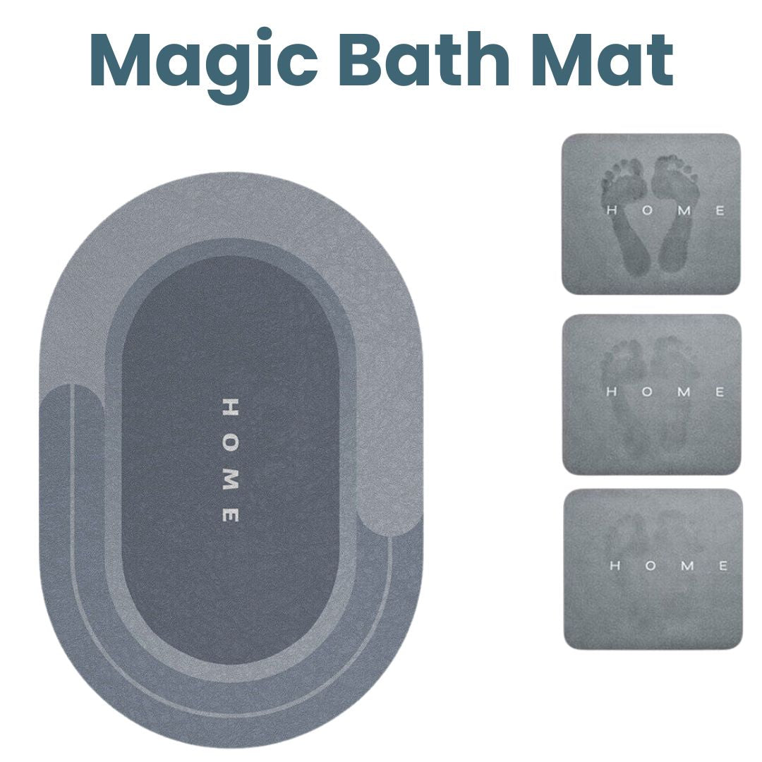 Tappeto da bagno altamente assorbente e antiscivolo per pavimento asciutto