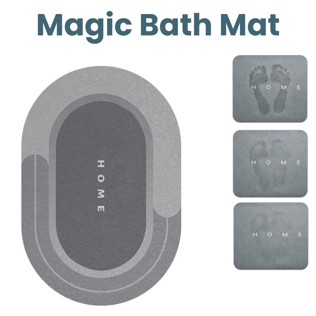 Tappeto da bagno altamente assorbente e antiscivolo per pavimento asciutto
