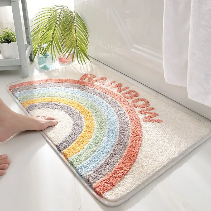 Tappeto da bagno antiscivolo ad asciugatura rapida