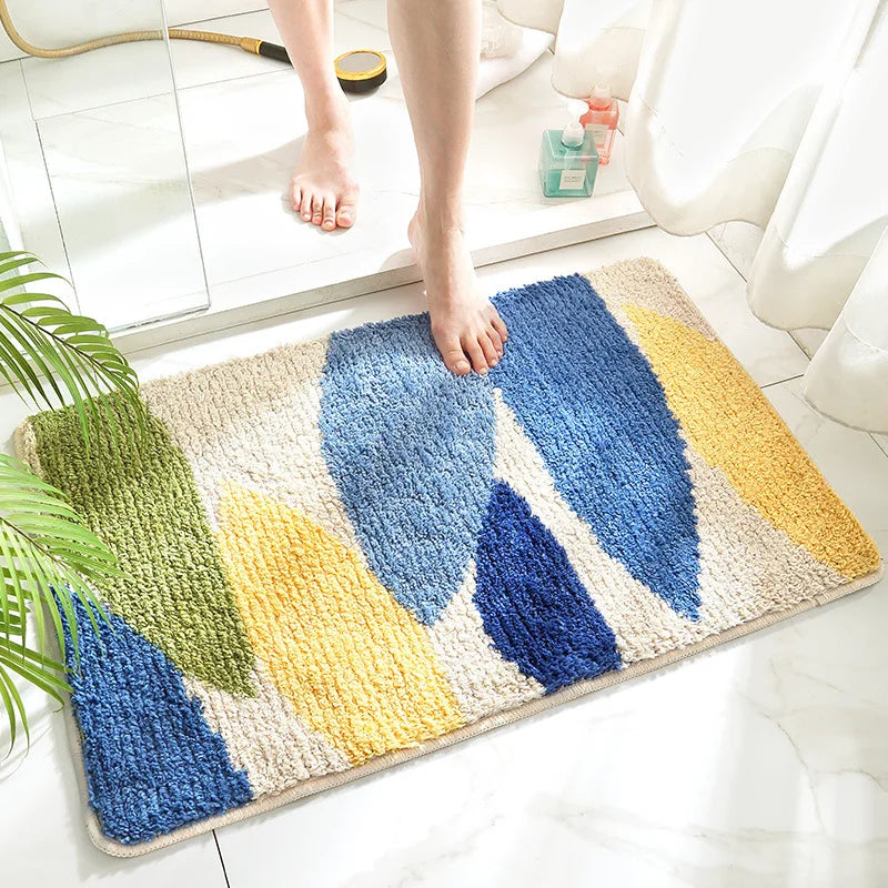 Tappeto da bagno antiscivolo ad asciugatura rapida