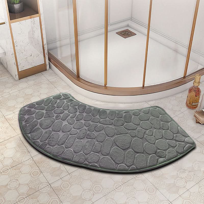 Tappeto da Bagno Antiscivolo in Velluto 3D ad Asciugatura Rapida