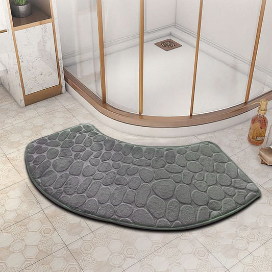 Tappeto da Bagno Antiscivolo in Velluto 3D ad Asciugatura Rapida