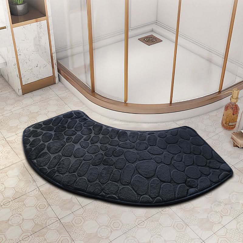 Tappeto da Bagno Antiscivolo in Velluto 3D ad Asciugatura Rapida