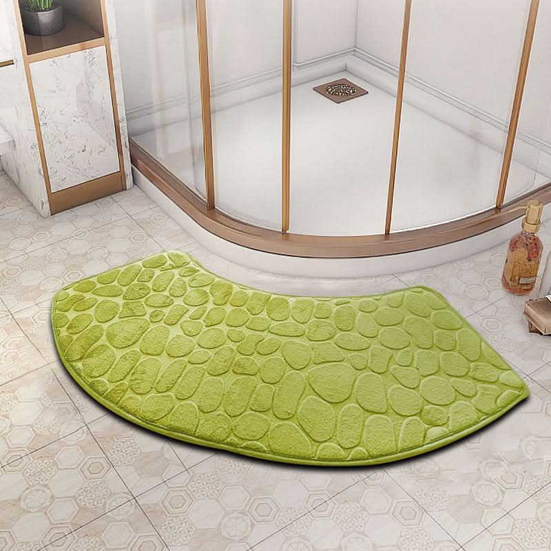 Tappeto da Bagno Antiscivolo in Velluto 3D ad Asciugatura Rapida