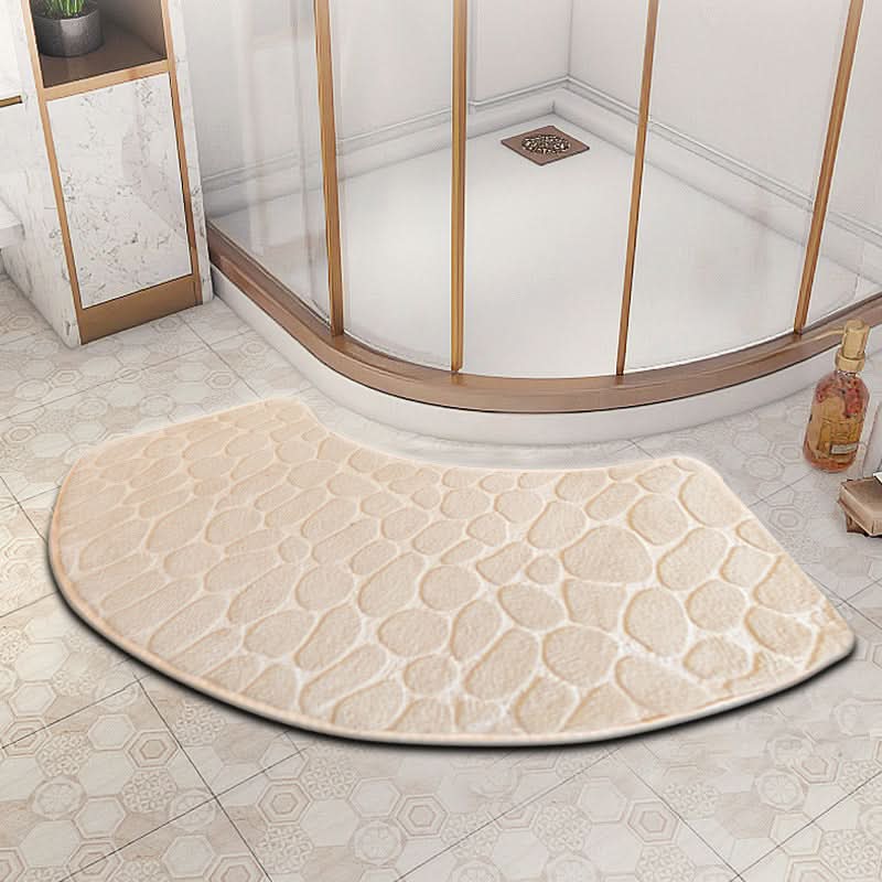 Tappeto da Bagno Antiscivolo in Velluto 3D ad Asciugatura Rapida