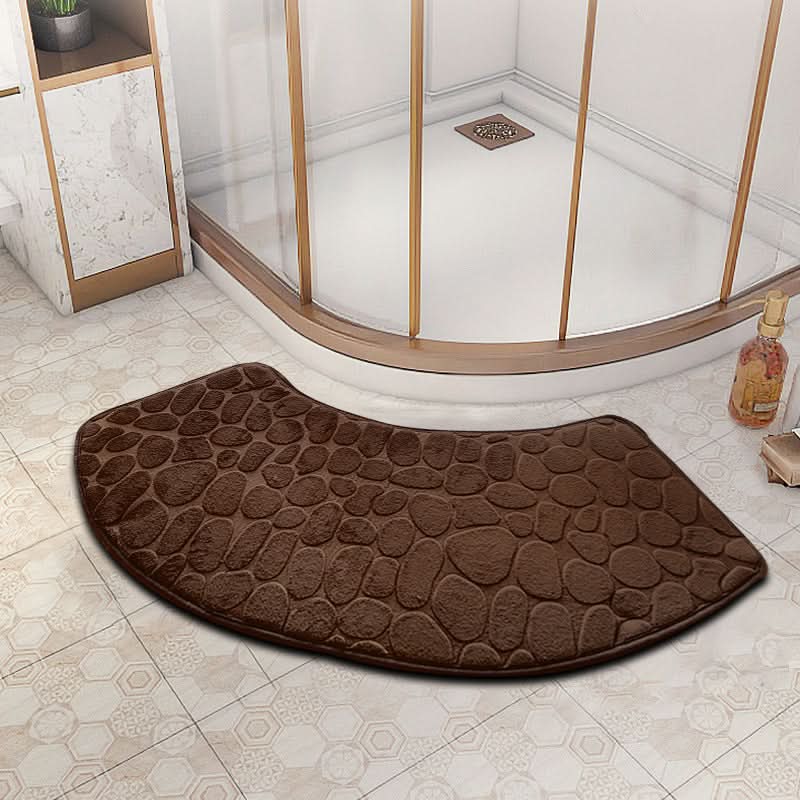 Tappeto da Bagno Antiscivolo in Velluto 3D ad Asciugatura Rapida