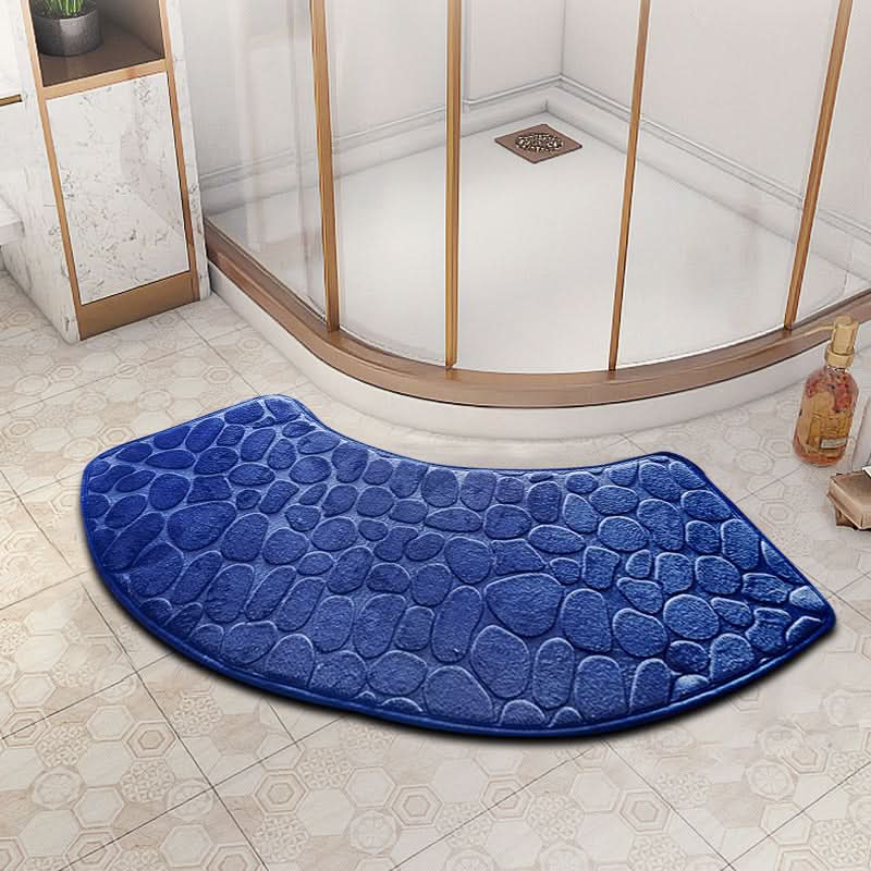 Tappeto da Bagno Antiscivolo in Velluto 3D ad Asciugatura Rapida