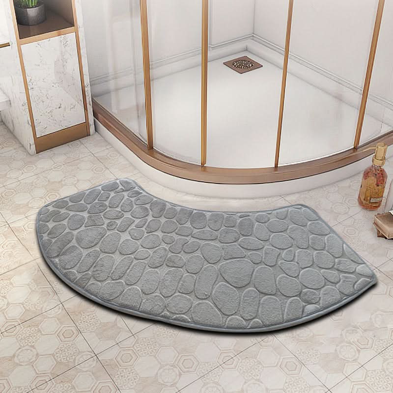 Tappeto da Bagno Antiscivolo in Velluto 3D ad Asciugatura Rapida