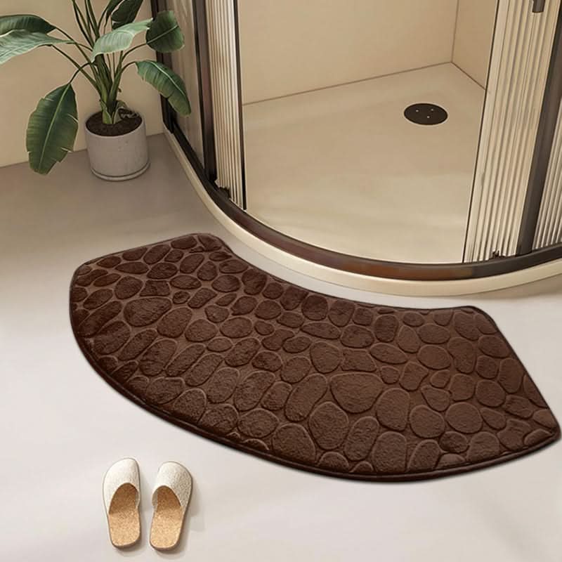 Tappeto da Bagno Antiscivolo in Velluto 3D ad Asciugatura Rapida