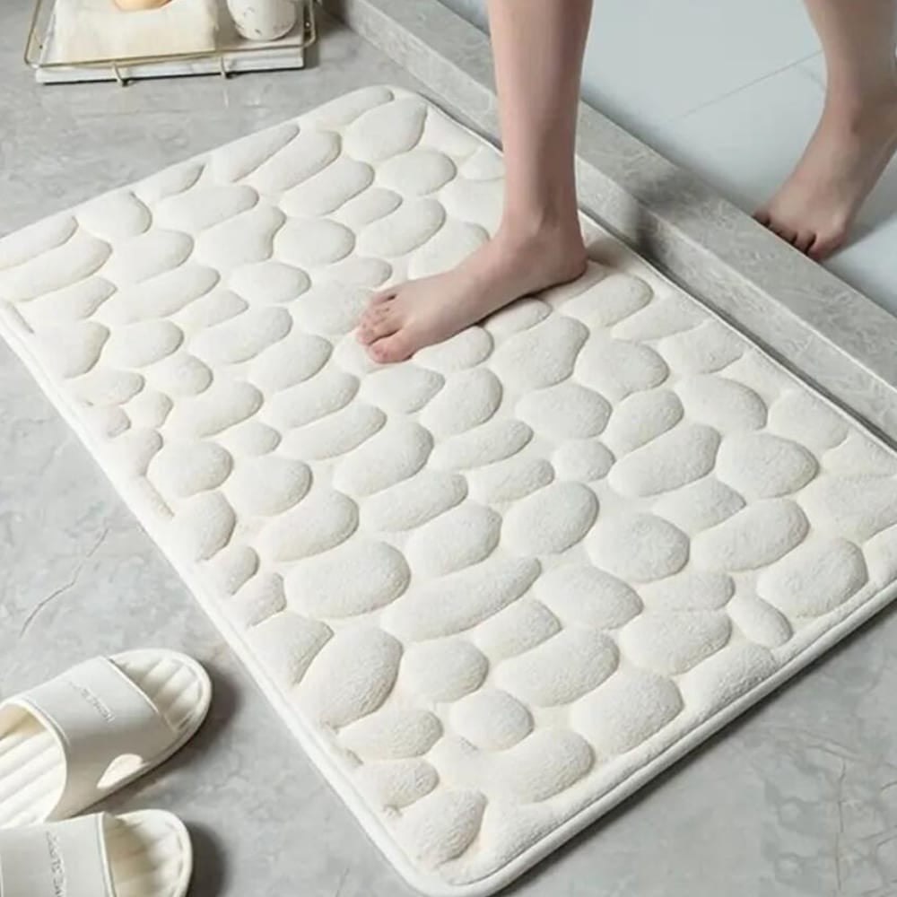 Tappeto da Bagno Assorbente con Fondo Antiscivolo