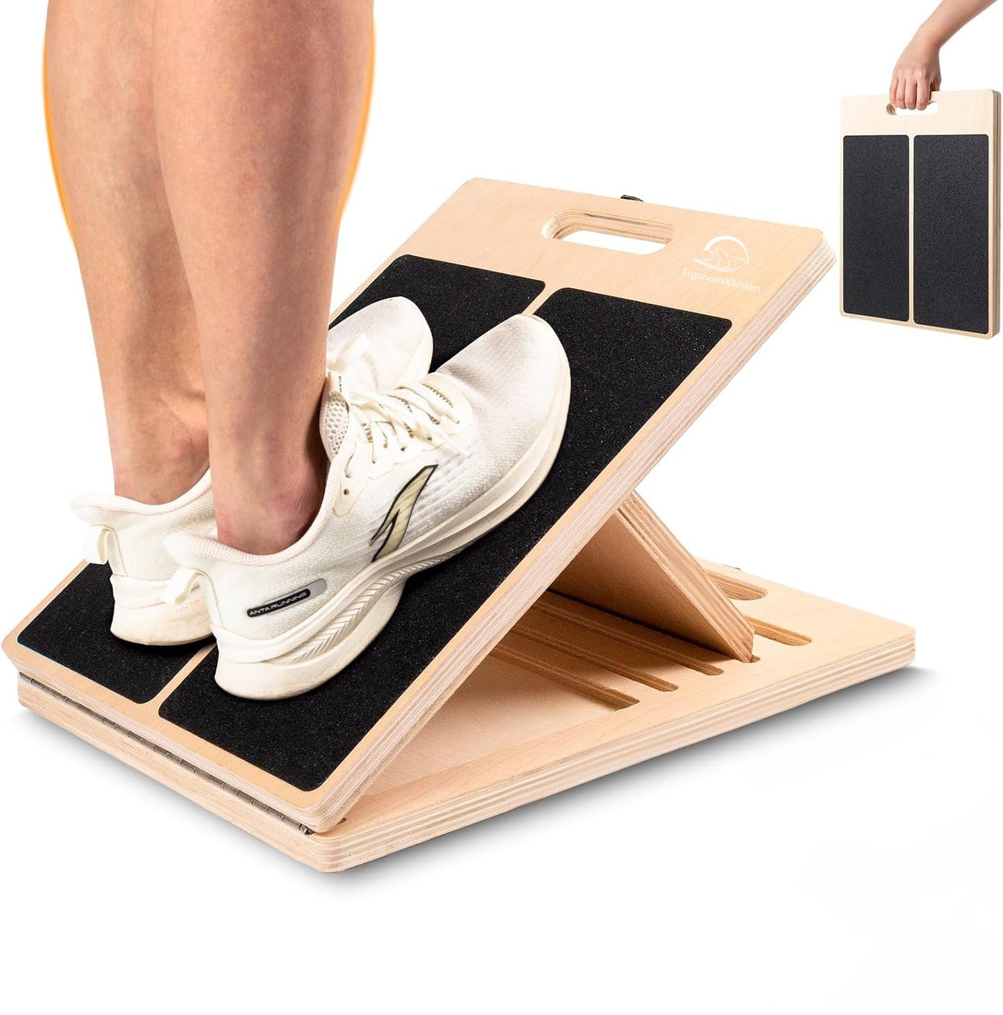 Tavola inclinata per stretching e mobilità della parte inferiore del corpo