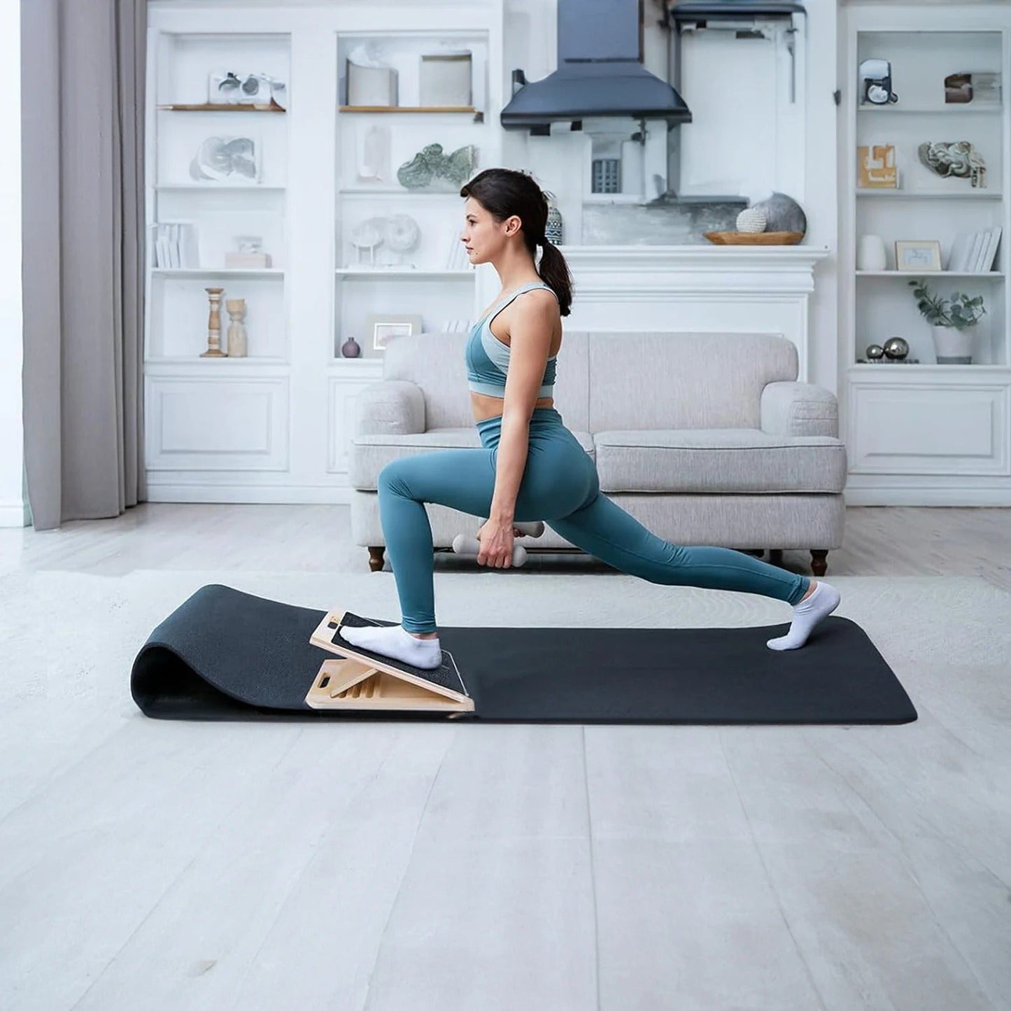 Tavola inclinata per stretching e mobilità della parte inferiore del corpo