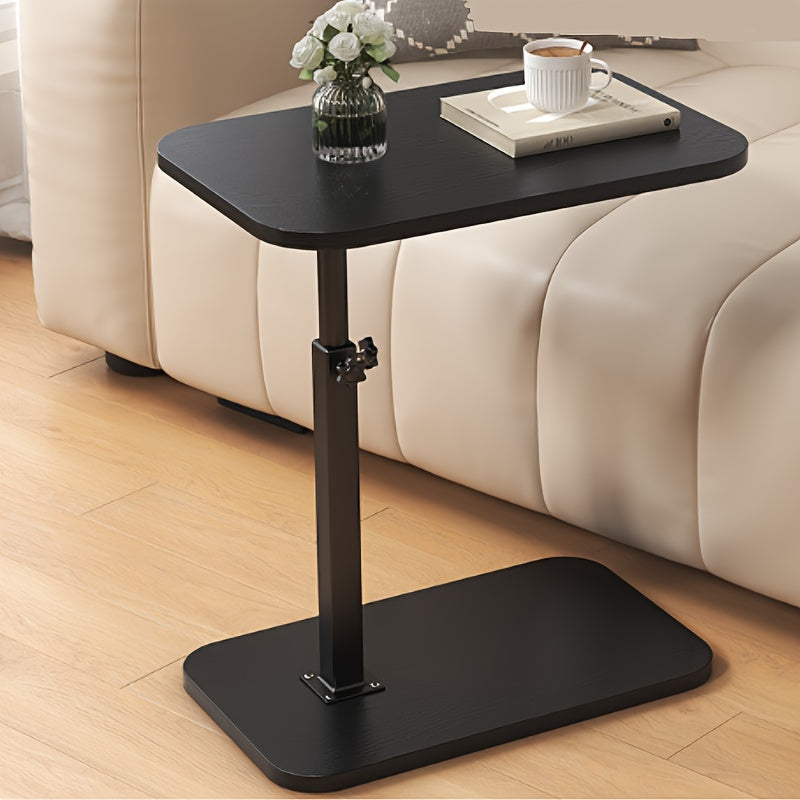 Tavolino da Salotto Regolabile con Piano Rettangolare – Struttura Moderna in Metallo – Altezza Regolabile – Design Salvaspazio