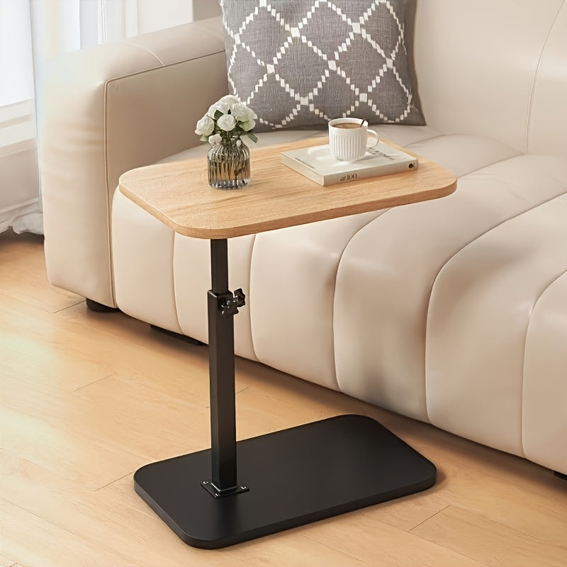 Tavolino da Salotto Regolabile con Piano Rettangolare – Struttura Moderna in Metallo – Altezza Regolabile – Design Salvaspazio