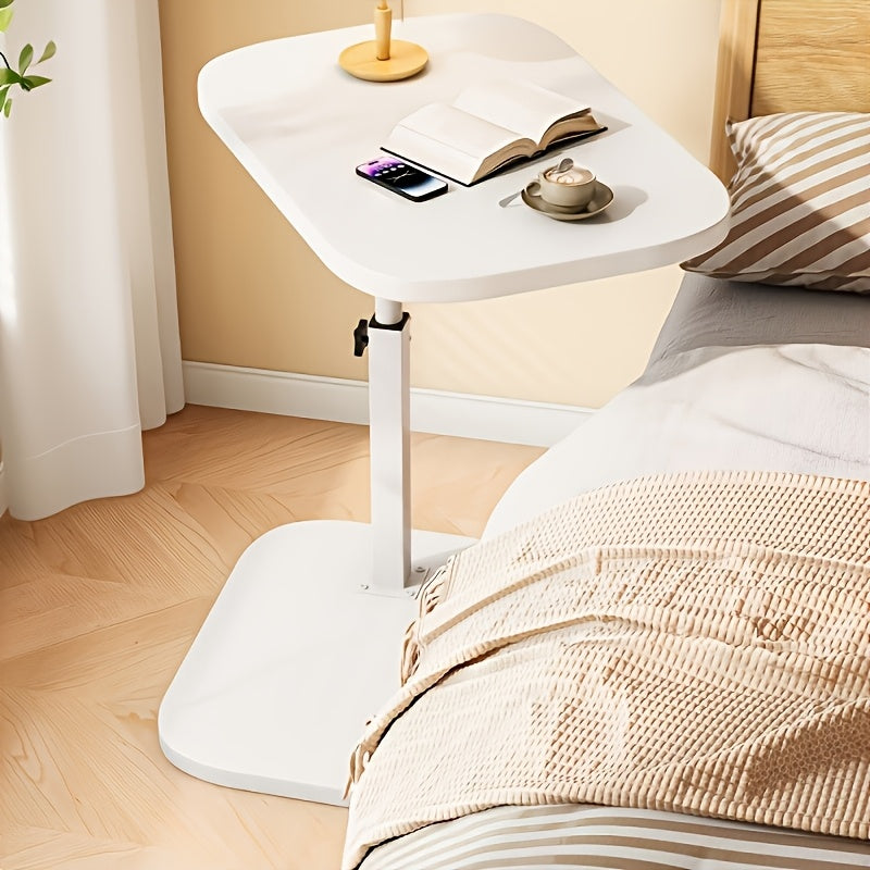 Tavolino da Salotto Regolabile con Piano Rettangolare – Struttura Moderna in Metallo – Altezza Regolabile – Design Salvaspazio