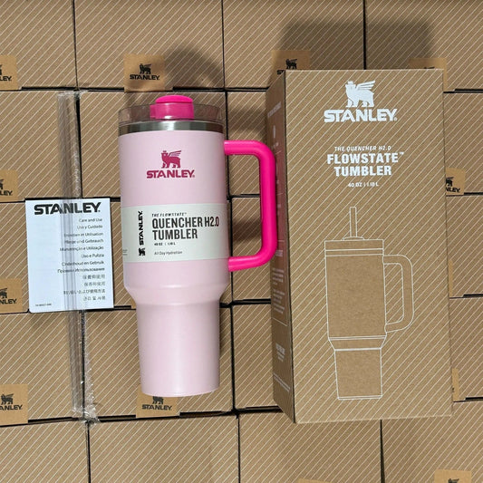 Tazza Termica da Viaggio in Acciaio Inox da 40oz - Anti-perdita, con Manico e Cannuccia
