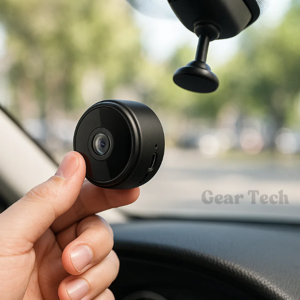 Telecamera di parcheggio rotante con connessione tramite app