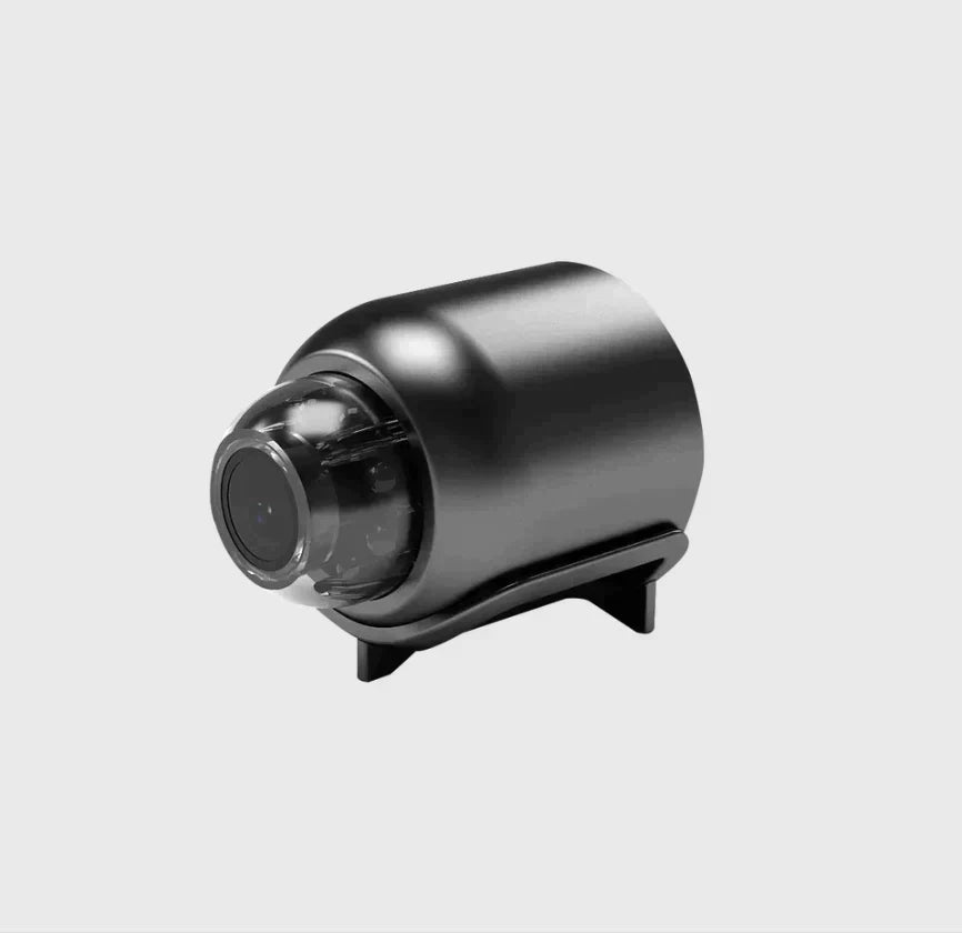 Telecamera IP WiFi Ultra Piccola | 1080p Full-HD | Obiettivo Grandangolare 120° | Visione Notturna a Infrarossi e Sensore di Movimento | Audio Bidirezionale | Accesso Remoto Globale