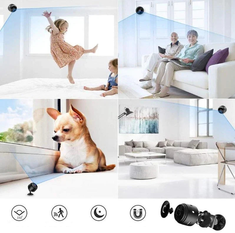 Telecamera Senza Fili WiFi 1080P con Visione Notturna