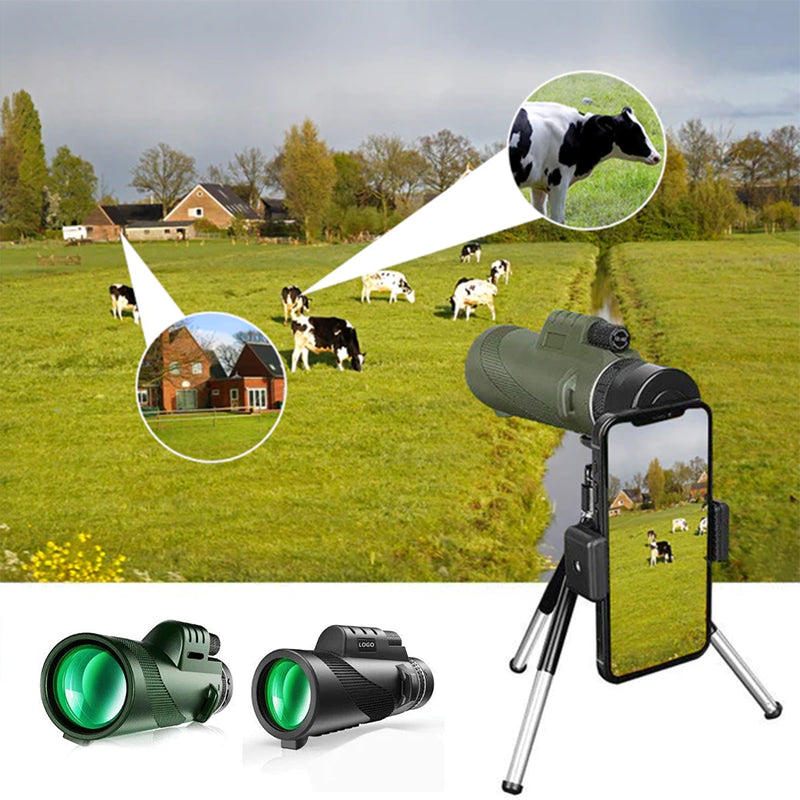 Telescopio monoculare portatile Zoom HD 5000M per uso esterno