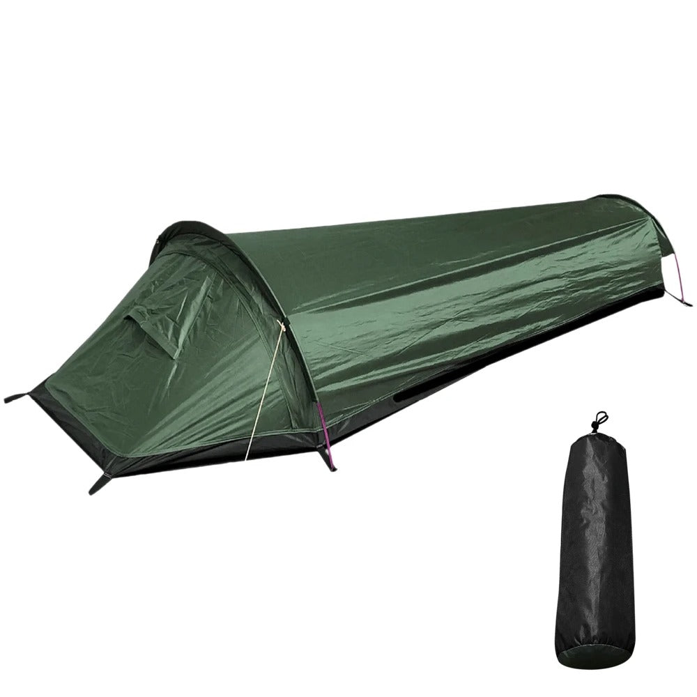 Tenda da campeggio compatta e impermeabile - Tenda da avventura ultraleggera per 1 persona