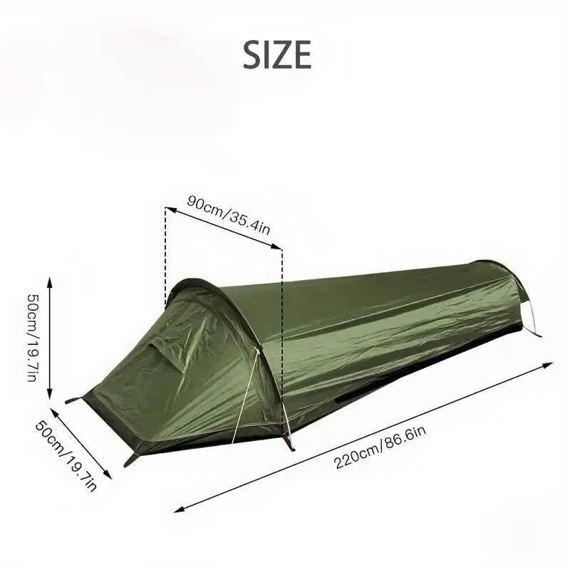 Tenda da campeggio compatta e impermeabile - Tenda da avventura ultraleggera per 1 persona