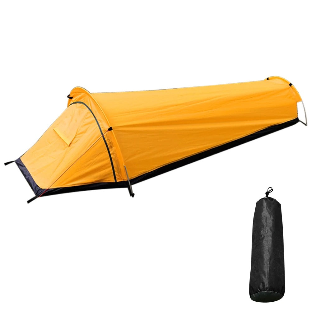 Tenda da campeggio compatta e impermeabile - Tenda da avventura ultraleggera per 1 persona
