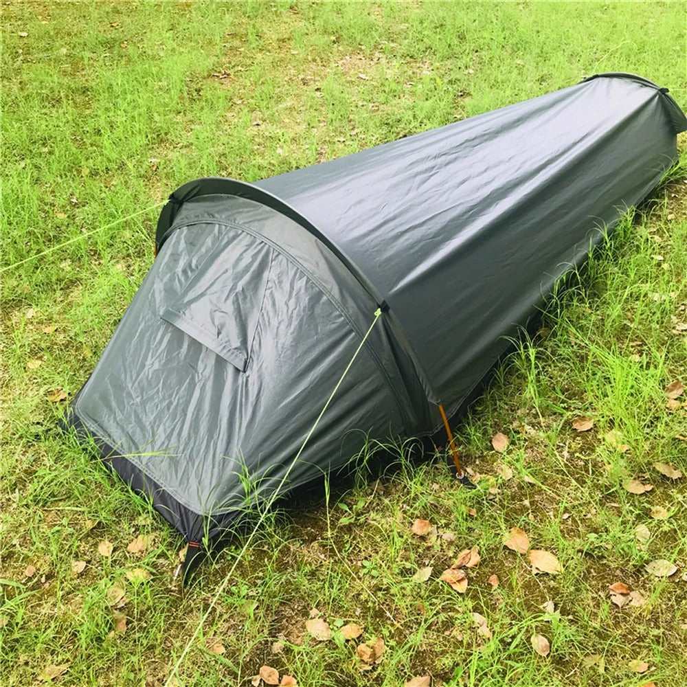 Tenda da campeggio compatta e impermeabile - Tenda da avventura ultraleggera per 1 persona