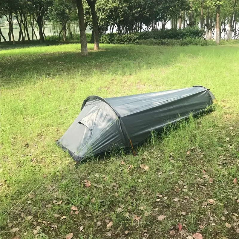 Tenda da campeggio compatta e impermeabile - Tenda da avventura ultraleggera per 1 persona