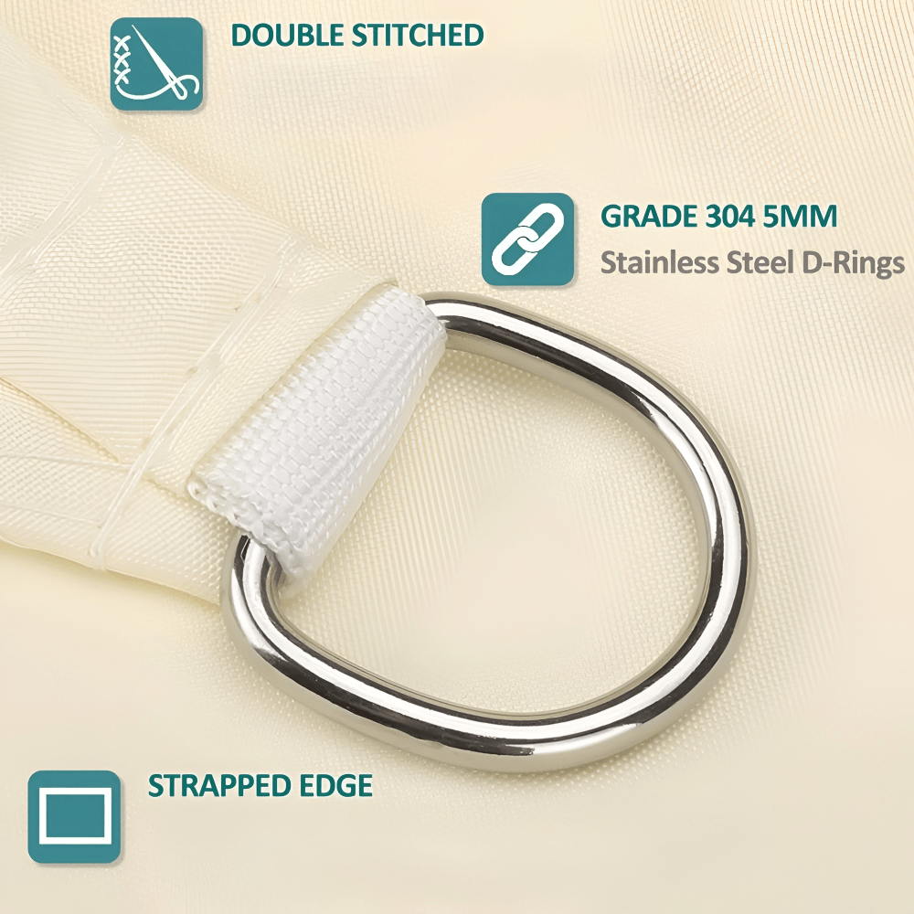 Tenda da sole ombreggiante impermeabile con protezione UV per terrazza e balcone