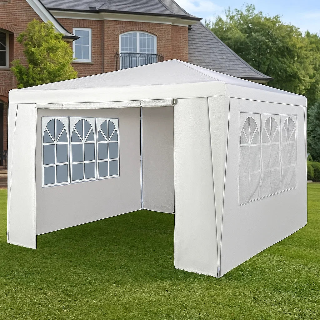 Tenda Gazebo da Esterno Impermeabile con Pareti Laterali