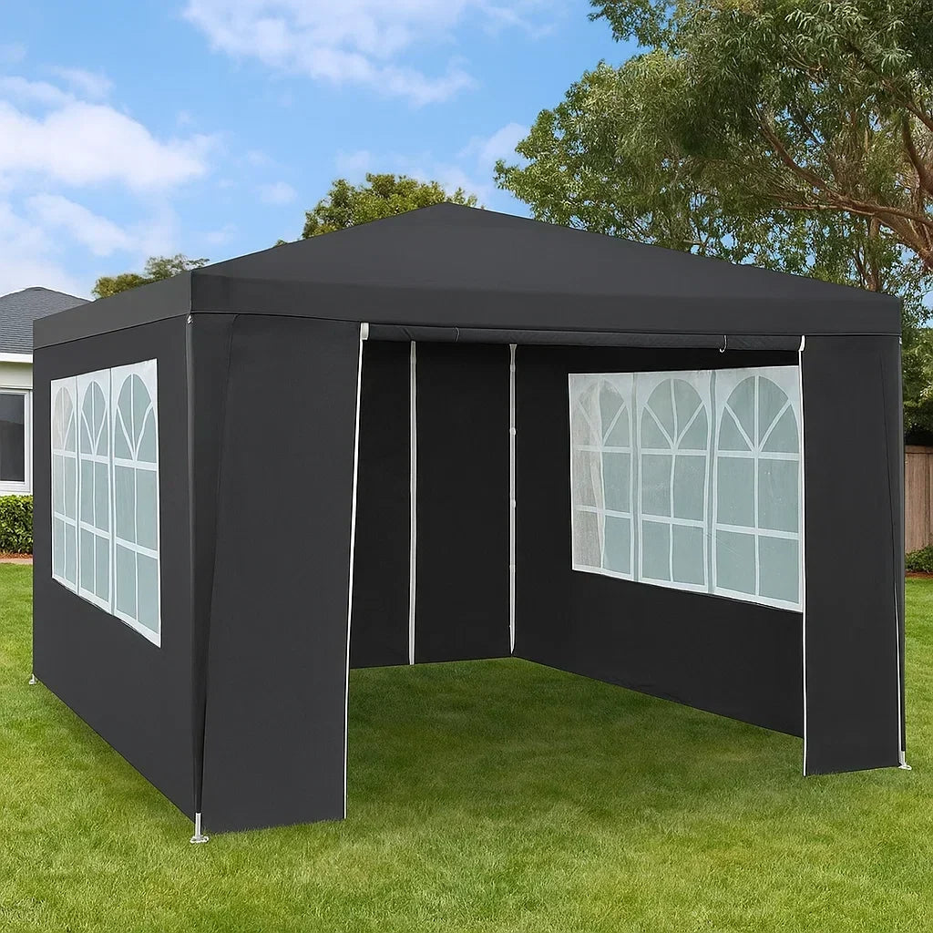 Tenda Gazebo da Esterno Impermeabile con Pareti Laterali